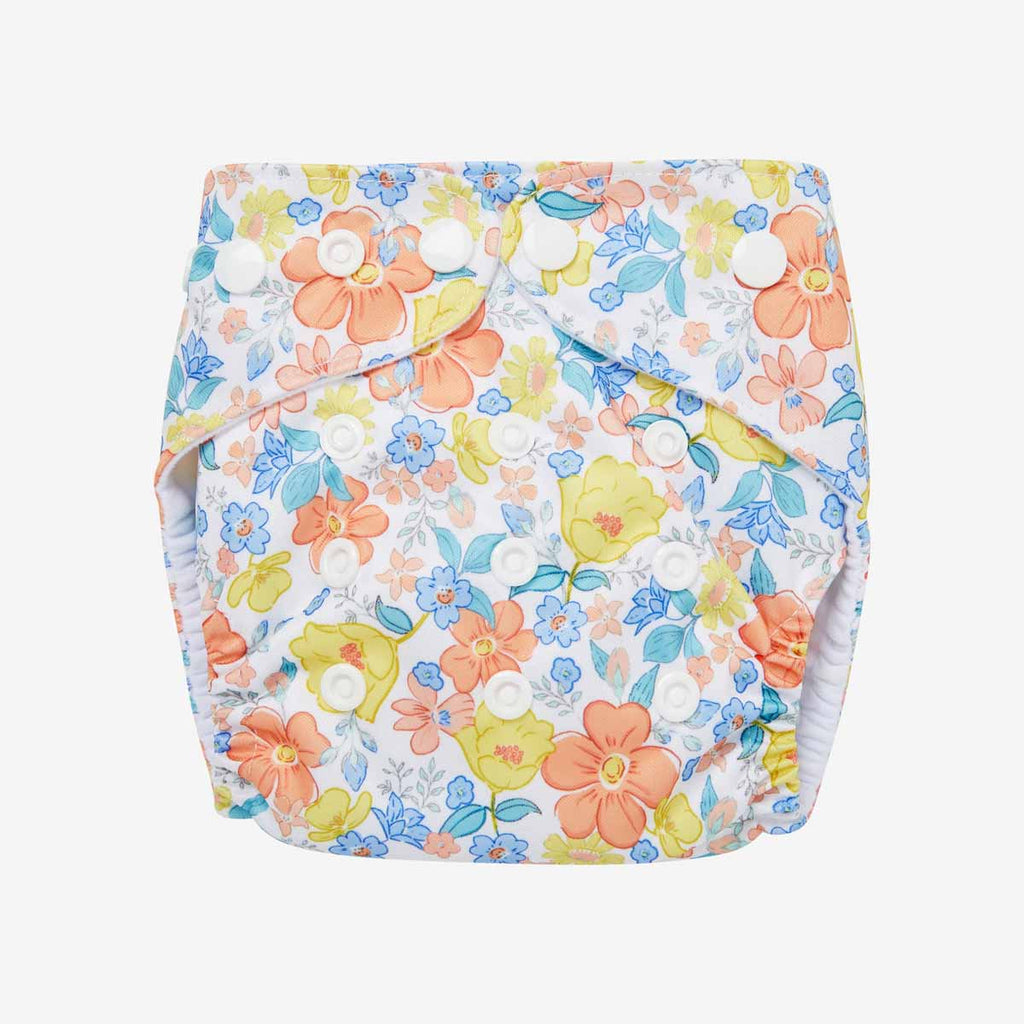 ditsy floral reusable nappy