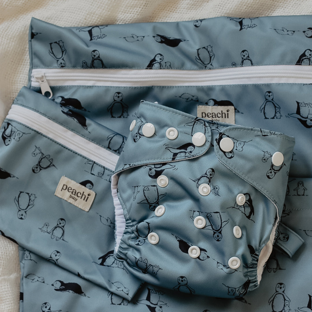 Mini Wet Bag Penguin Peachi Baby Peachi Baby - Main Image