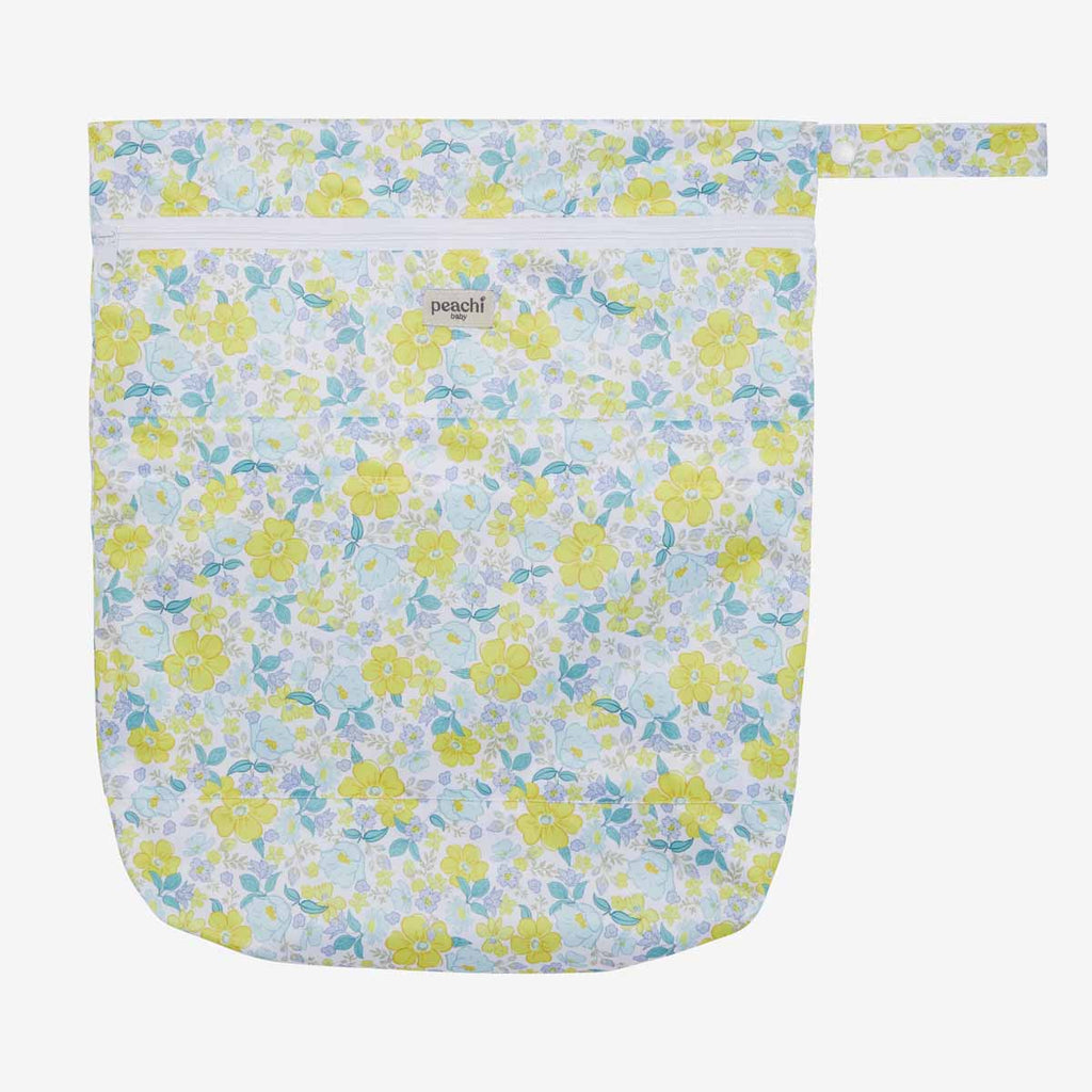 wetbag in a ditsy floral print by peachi baby
